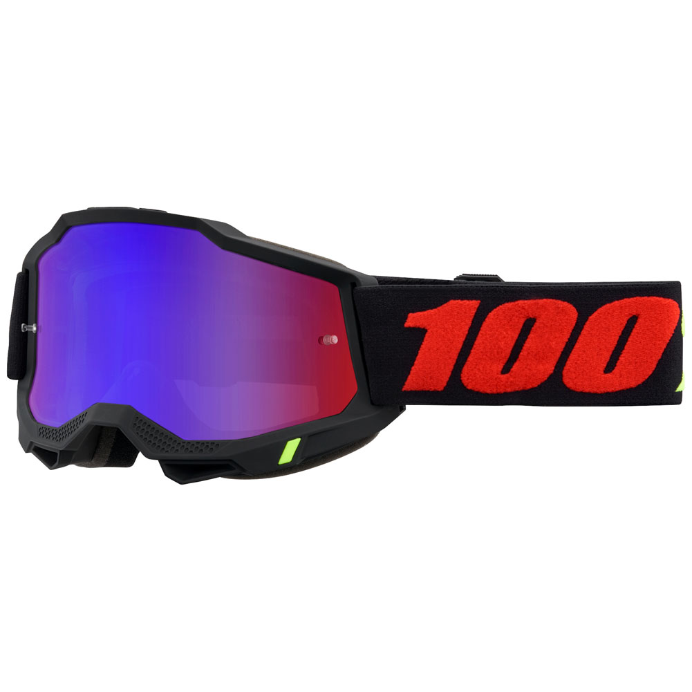 100% Accuri 2 Goggle Morphuis Frame/Red-Blue Mirror Lens #50014-00022