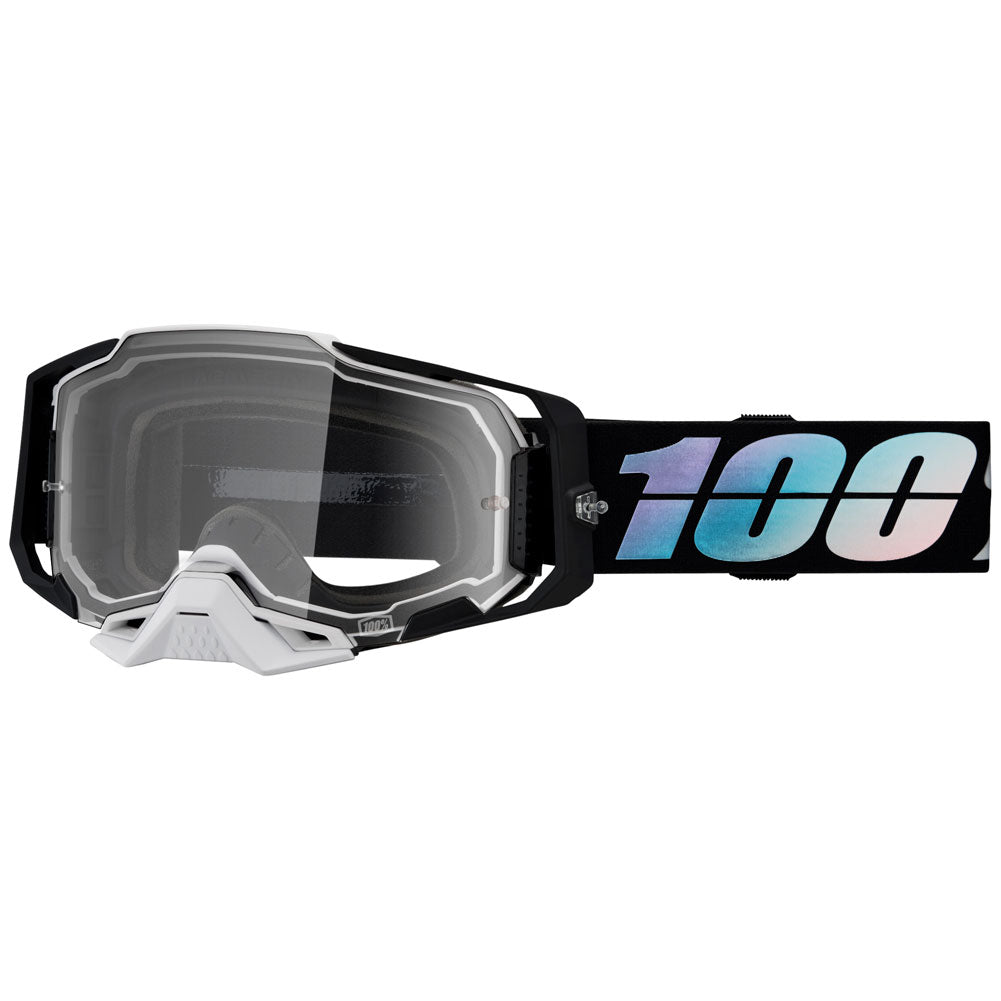 100% Armega Goggle Krisp Frame/Clear Lens #50004-00019