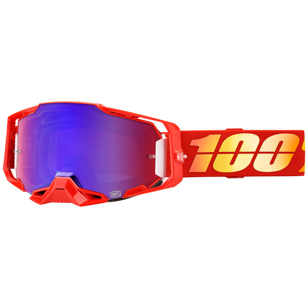 100% Armega Goggle Nuketown Frame/Red-Blue Mirror Lens #50005-00020