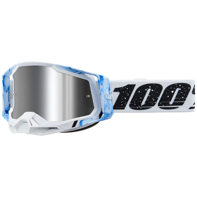 100% Racecraft 2 Goggle Mixos Frame/Silver Flash Lens #50010-00020