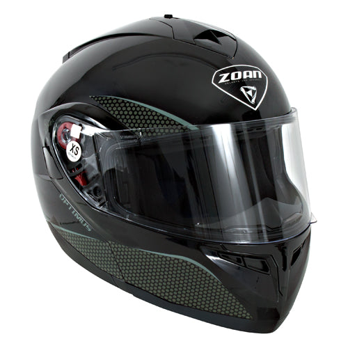 Zoan 038-015SN Optimus Sn Helmet - Black Medium #038-015SN