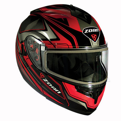 Zoan 238-303 Optimus Double Lens Snow Helmet - Red X-Small #238-303