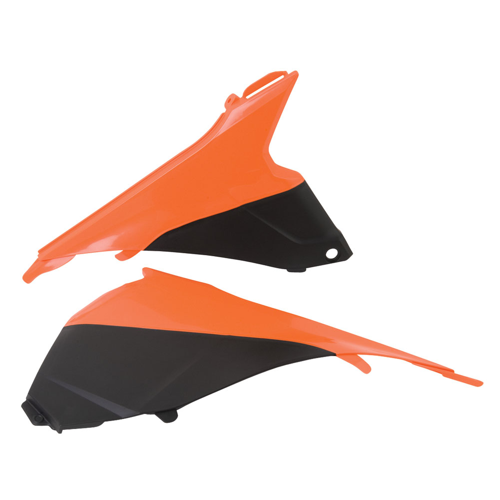 Polisport Air Filter Box Covers KTM Orange/Black#mpn_8455100004