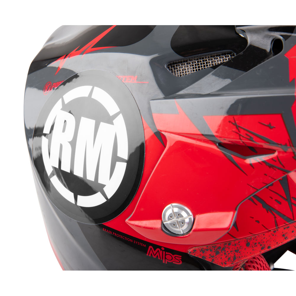 Rocky Mountain ATV/MC Helmet Decals Red#mpn_191-126-0002