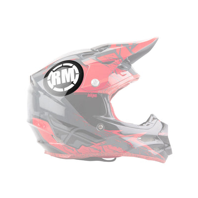 Rocky Mountain ATV/MC Helmet Decals Red#mpn_191-126-0002