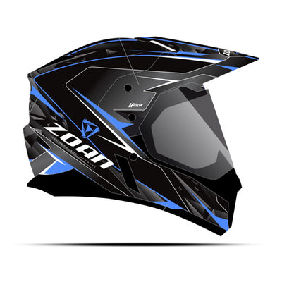 ZOAN SYNCHRONY DUAL SPORT HELMET, HAWK, BLUE, MED#mpn_521-515SN/E