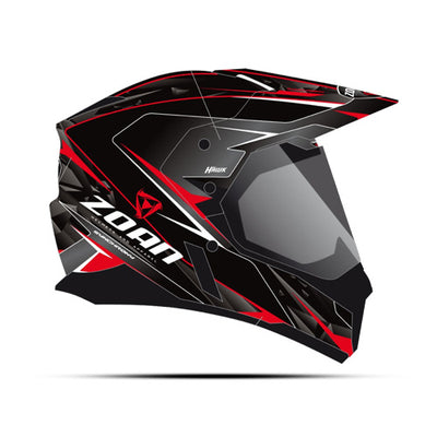 ZOAN SYNCHRONY DUAL SPORT HELMET, HAWK, RED, 2XL#mpn_521-508SN/E
