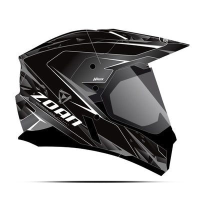 ZOAN SYNCHRONY DUAL SPORT HELMET, HAWK, SILVER, XS#mpn_521-543SN