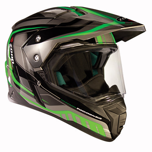Zoan 821-239 Synchrony Duo Double Lens Snow Helmet - Green 3X-Large #821-239