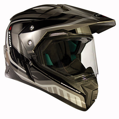 Zoan 821-227 Synchrony Duo Double Lens Snow Helmet - Silver X-Large #821-227