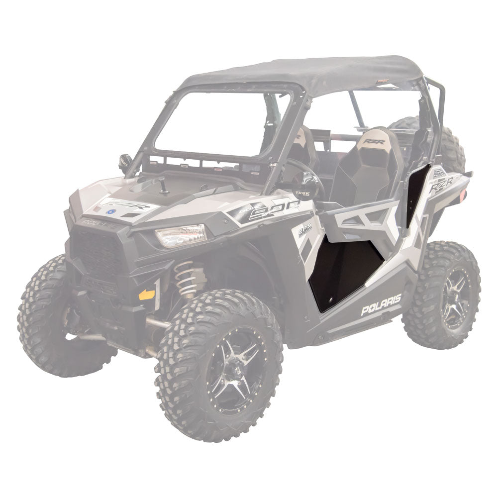 Tusk Aluminum Lower Door Inserts Black#mpn_FTVDI004