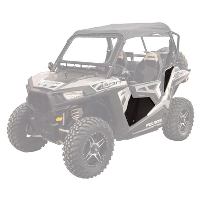 Tusk Aluminum Lower Door Inserts Black#mpn_FTVDI004