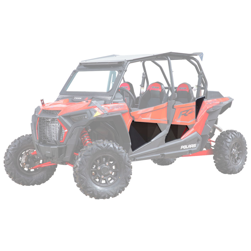 Tusk Aluminum Lower Door Inserts Black#mpn_FTVDI003