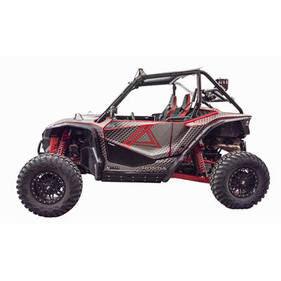 Tusk Aluminum Lower Door Inserts Black#mpn_196-788-0005