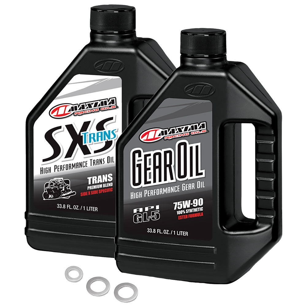 Tusk Drivetrain Oil Change Kit with Maxima Oil For SUZUKI King Quad 450 4x4 2007-2010 #20441200418e61-eb2998
