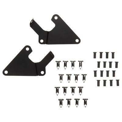 Tusk UTV Molded Fender Flare Kit Front Black#mpn_B0103-00301