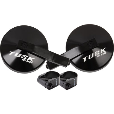 Tusk Alloy Mirror Kit with Low Profile UTV Roll Cage Clamp #2000490002