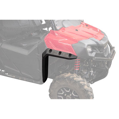 Tusk UTV Molded Fender Flare Kit Front Black#mpn_B0103-00301