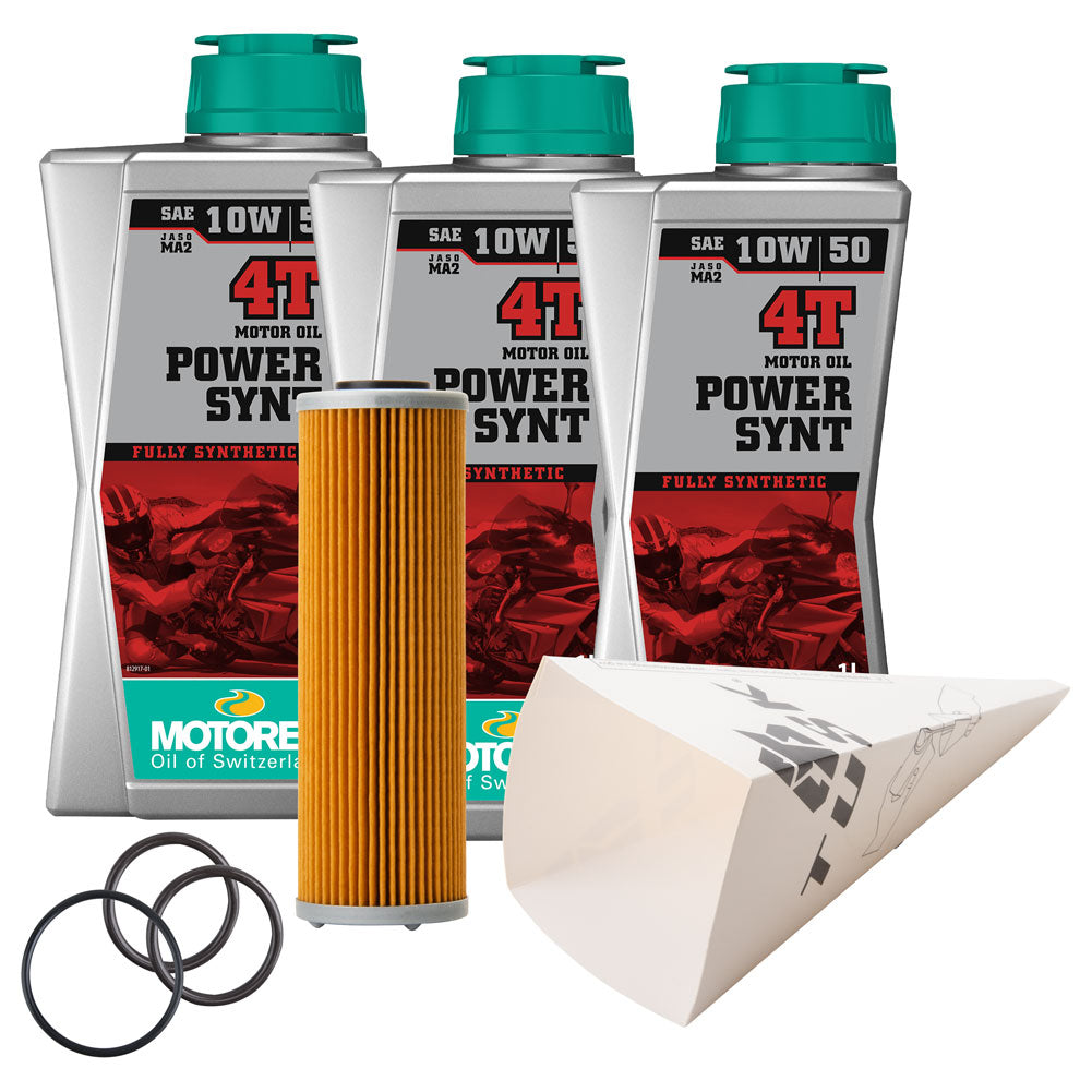 Tusk 4-Stroke Oil Change Kit Motorex Power Full Synthetic 4T 10W-50 For KTM 790 Adventure R 2019-2020 #152986033105ba-8ba92a