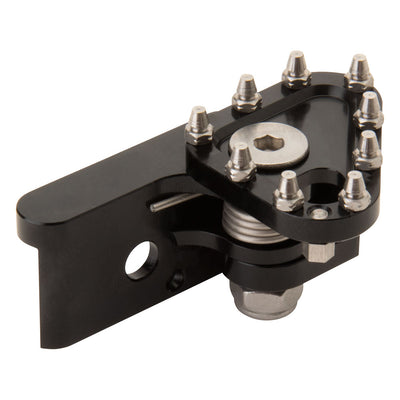 Tusk Aluminum Brake Pedal Replacement Toe Tip Black#mpn_L33-0001BK
